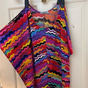 DO+BE Multicolor Zigzag Women's Blouse